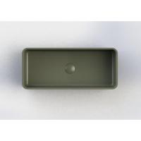 Opbouw Waskom Arcqua Case Rechthoek 60x26 cm Mat Groen Arcqua - thumbnail
