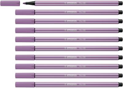 Viltstift stabilo pen 68/62 m pruimenpaars | 10 stuks