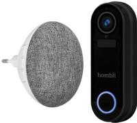 HOMBLI Smart Doorbell Pack Slimme deurbel Zwart - thumbnail