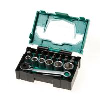Hikoki Accessoires BIT BOX 24 PCS (BOX 1) - Bitset en doppenset met ratel - 40030020 - thumbnail