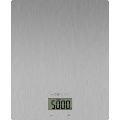 Clatronic KW 3821 Edelstahl Keukenweegschaal Digitaal Weegbereik (max.)=5000 g RVS 206 x 176 x 19