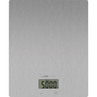 Clatronic KW 3821 Edelstahl Keukenweegschaal Digitaal Weegbereik (max.)=5000 g RVS 206 x 176 x 19 - thumbnail