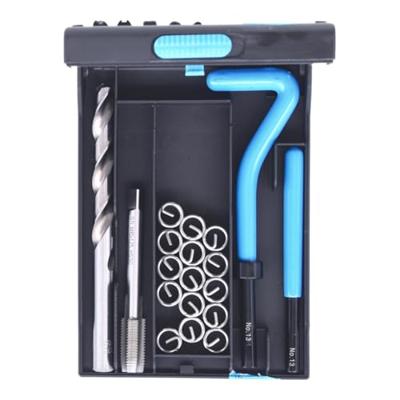 KS Tools 150.6070 Nirostaal schroefdraad reparatieset M10x1,25x13,8mm, 19-delig KS Tools 150.6070 Nirostaal schroefdraad reparatieset M10x1,25x13,8mm, 19-delig