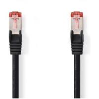 Nedis CCGL85221BK150 Cat6-kabel Rj45 Male Rj45 Male S/ftp 15.0 M Rond Lszh Zwart Label - thumbnail