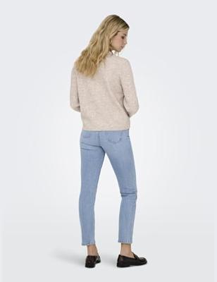 Only Onlsimoni L/s O-neck Cardigan Knt Noos Vest Pumice Stone