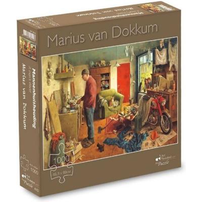 Marius van Dokkum Mannenhuishouding Puzzel 1000 Stukjes