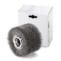 Lessmann 323.348.19 Schuurwals Edelstahldraht-Rundbürste Ø100x70mm 0,2mm-Draht Bo19,2mm Diameter 100 mm 1 stuk(s) - thumbnail