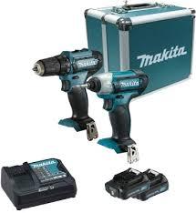 Makita CLX224SAX1 Accu combiset 2-delig (DF333 + TD110) 12V Max 2.0Ah in aluminium koffer Makita CLX224SAX1 Accu combiset 2-delig (DF333 + TD110) 12V Max 2.0Ah in aluminium koffer