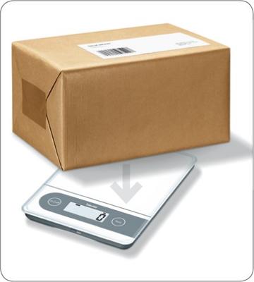 Beurer KS 59 Keukenweegschaal Digitaal Weegbereik (max.)=20 kg Glas 220 x 300 x 25