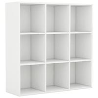 Boekenkast 98x29x97,5 cm bewerkt hout wit - thumbnail