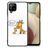 Samsung Galaxy A12 Hoesje Giraffe - thumbnail