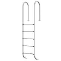 Zwembadladder 54x38x211 cm 304 roestvrij staal - thumbnail