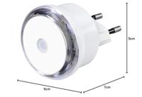 Hama Led-nachtlampje Basic met stekker, schemersensor, energiebesp. Wit - thumbnail