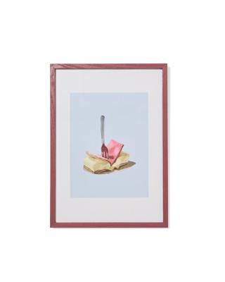 HEMA Fotolijst 22.5x31cm hout dun (bordeauxrood)