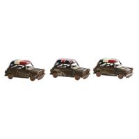 Decoratieve figuren Home ESPRIT Gouden Zilverkleurig Auto Vintage 17 x 9 x 8 cm (3 Stuks) - thumbnail