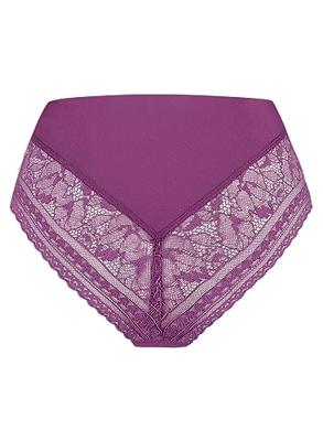 Secrets Brazilian High Waist - Invisible - Kanten dames taille brazilian slip - Schijnt niet door