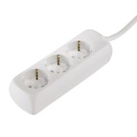 Hama Distribution Panel 3 Sockets Child-proof 3 M White - thumbnail