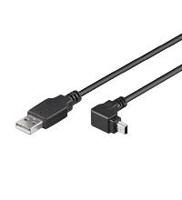 goobay USB-A > Mini USB 90º kabel - thumbnail
