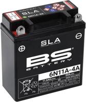 BS-BATTERY batterij "6n11a-4a". battery 6n11a-4a bs sla - thumbnail