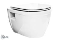 Wiesbaden Prio wandcloset rimless glans wit 32.4620 - thumbnail