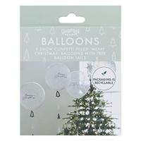 Ginger Ray ballonnen set merry christmas 5 stuks | 20 stuks - thumbnail