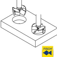 Fisch-Tools Kunstboor | nominale-d. 35 mm totale lengte 90 mm | schacht-d. 10 mm | 1 stuk - 043003500 - 043003500 - thumbnail