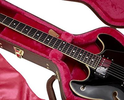 Gator Cases GW-335-BROWN houten koffer voor semi-hollow gitaar Gator Cases GW-335-BROWN houten koffer voor semi-hollow gitaar