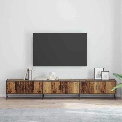 TV-kast Oud hout 240 x 35 x 41 cm Bewerkt hout