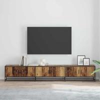 TV-kast Oud hout 240 x 35 x 41 cm Bewerkt hout - thumbnail