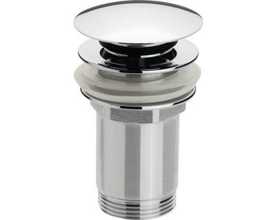 Kirchhoff Push-open aftapkraan, chroom, 1 1/4" - 988073013