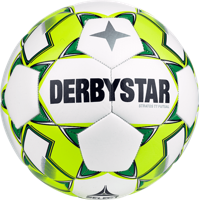Derbystar Voetbal Futsal Stratos Wit geel blauw 1555 - thumbnail