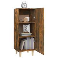 Dressoir 34,5x34x90 cm bewerkt hout gerookt eikenkleurig - thumbnail