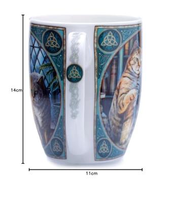 Lisa Parker Purrlock Holmes Kat Porselein Mok