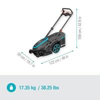 GARDENA PowerMax Duo 46/36V P4A Ready-To-Use-Set Accu-grasmaaier Accu Incl. 2 accus, Incl. oplader, Met graskam, Instelbare maaihoogte 18 V Snijbreedte max. 46 - thumbnail
