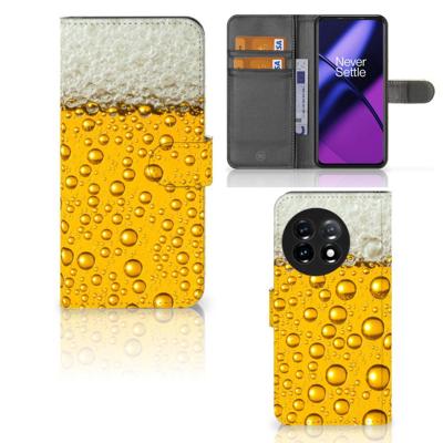 OnePlus 11 | Book Cover | Bier | Portemonnee hoesje OnePlus 11 | Book Cover | Bier | Portemonnee hoesje