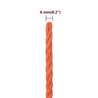 VidaXL Werktouw 6 mm 250 m polypropeen oranje - thumbnail