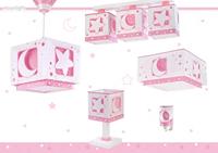 Dalber Vierkante plafondlampMoonlight roze - 63236S - thumbnail