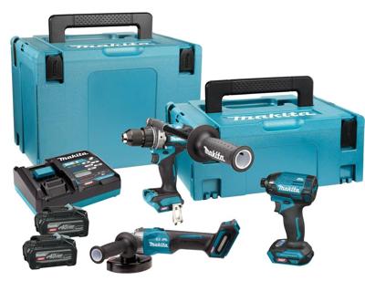 Makita DK400NX | XGT 40 V Max Combiset | DF001G + TD002G + GA005G | Incl accu's & lader - DK400NX