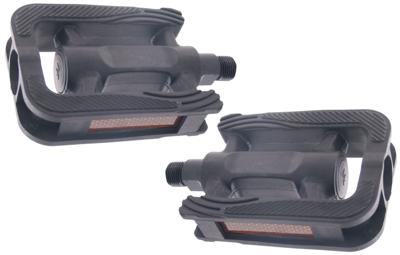 Edge Pedaalset trekking easytrack - zwart