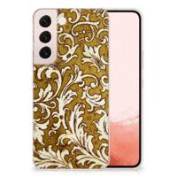 Siliconen Hoesje Samsung Galaxy S22 Barok Goud - thumbnail