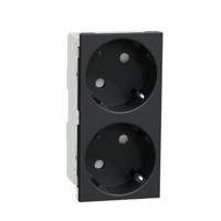 Schneider Electric NU306654 Dubbele contactdoos 10 stuk(s) - thumbnail