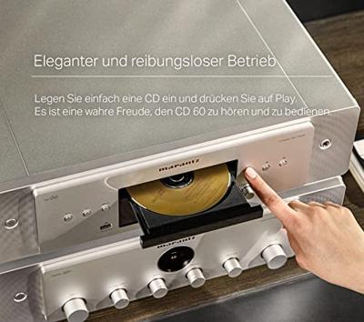 Marantz: CD 60 CD-Speler - Zilver Marantz: CD 60 CD-Speler - Zilver