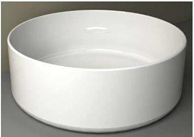 Wiesbaden Link opzetwastafel rond 400x145 wit