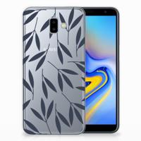 Samsung Galaxy J6 Plus (2018) | TPU Case | Leaves Blue - thumbnail