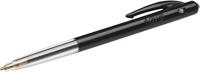 Bic balpen M10 Clic op blister, medium punt, zwart - thumbnail
