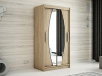 Kast ELYCOPTER 2 schuifdeuren 100 cm sonoma - thumbnail