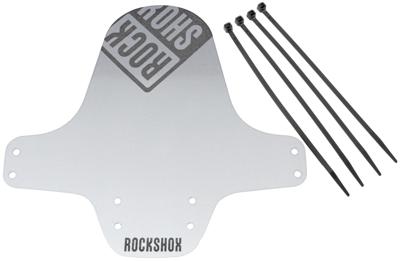 ROCKSHOX spatlap, voorwiel "fender" clip-on fender rs bl./sil.white gr./bl.logo