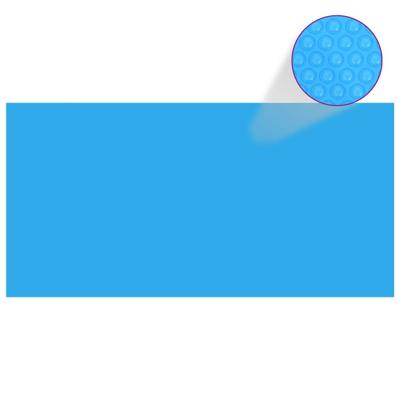VidaXL Zwembadhoes 975x488 cm pe blauw VidaXL Zwembadhoes 975x488 cm pe blauw