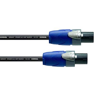 Cordial Luidspreker Kabel [1x SPK-stekker - 1x SPK-stekker] 2 x 2.5 mm² 15.00 m Zwart