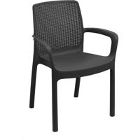 Progarden 1630 Tuinstoel Kunststof Antraciet - thumbnail